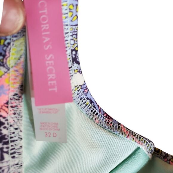 VICTORIAS SECRET Paisley strapless swim top 32D - Picture 4 of 4